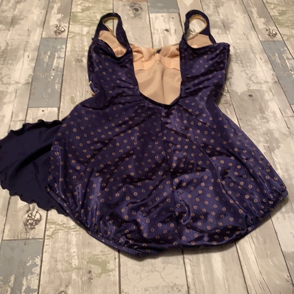 Vintage Longitude Swim Suit Navy/Gold - Picture 2 of 6